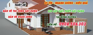 Tư vấn thiết kế thi công nhà ở tại Thuận An Bình Dương