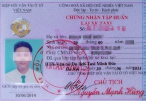 Làm Giấy Chứng Nhận Tập Huấn Nghiệp Vụ Lái Xe Tại Dĩ An