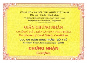 Dịch Vụ Xin Giấy Phép VSATTP Tại Thủ Dầu Một