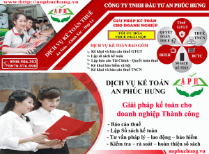 Dịch vụ kế toán tại Dĩ An