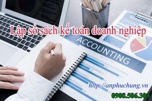 Lập sổ sách kế toán cho doanh nghiệp