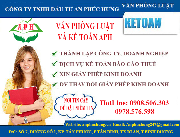 Thành lập công ty tại Thuận An Bình Dương