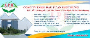 Thay đổi ngành nghề, bổ sung ngành nghề kinh doanh tại Dĩ An