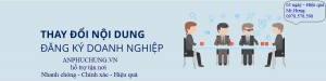 Thay đổi thông tin công ty tại Dĩ An