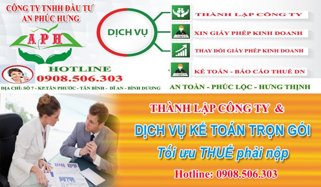 Dịch vụ đăng ký kinh doanh tại Thuận An Thủ Dầu Một
