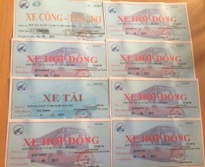 Xin cấp phù hiệu xe cho xe hợp đồng tại Bình Dương