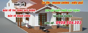 Dịch vụ thiết kế bản vẽ xây dựng tại Bình Dương