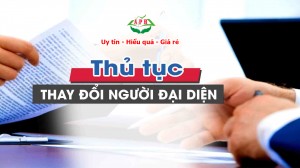 Thay đổi người đại diện pháp luật công ty tại Thủ Đức HCM