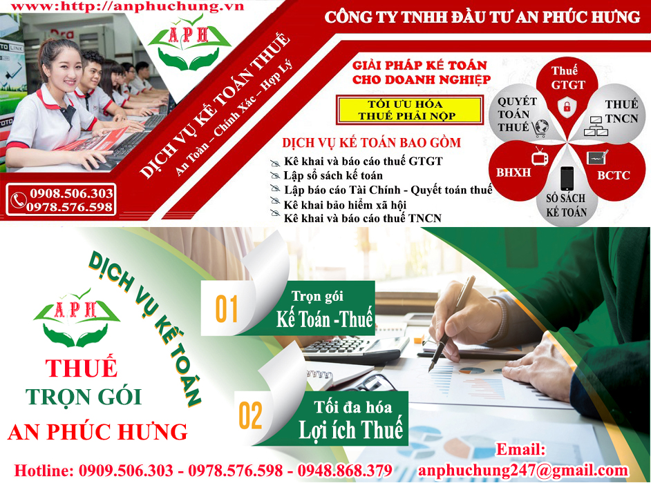 Báo cáo tài chính chuyên nghiệp – giá rẻ tại Dĩ An, Thuận An…