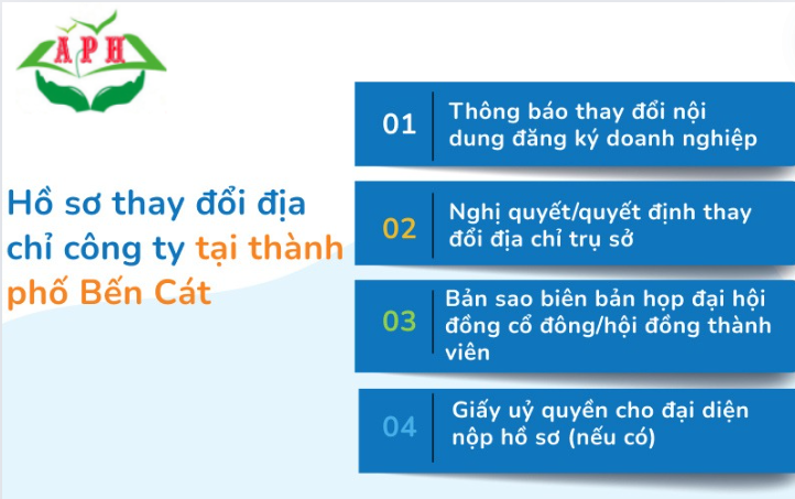 Thay Đổi Địa Chỉ Trên GPKD từ Thị Xã Lên Thành Phố Bến Cát