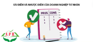 Ưu và nhược điểm của doanh nghiệp tư nhân