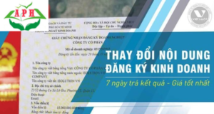 Thay đổi nội dung đăng ký KD