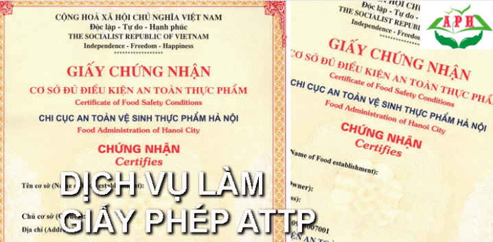 Xin Giấy Phép Vệ Sinh An Toàn Thực Phẩm Cần Giấy Tờ Gì?