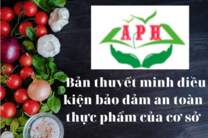 Bản thuyết minh về cơ sở vật chất